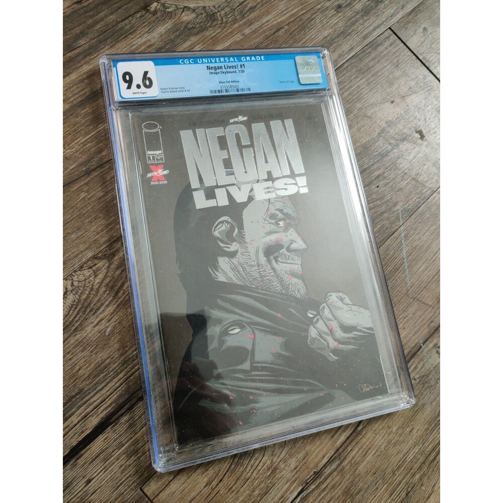 CGC 9.6 Grade Negan Lives! #1 Silver Foil Cover TWD The Walking Dead